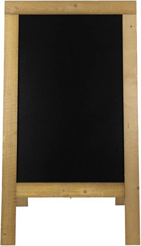 Securit Nature Range Pavement Sign Wood Brown