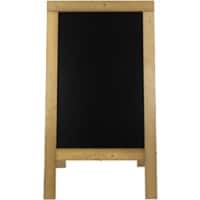Securit Nature Range Pavement Sign Wood Brown