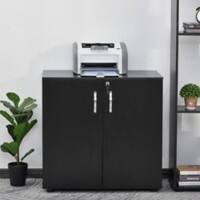 Vinsetto File Cabinet 924-018BK 800 x 400 x 800 mm Black