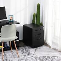 Vinsetto File Cabinet 924-007BK 590 mm 390 mm 0 Black