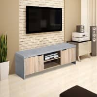 HOMCOM TV Stand 833-373 Grey 400 x 1,200 x 440 mm