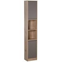 HOMCOM MDF (Medium-Density Fibreboard) Cabinet 300 x 240 x 1,700 mm Grey