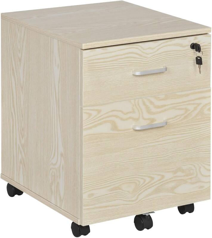 Vinsetto Cabinet 924-023AK 2 Drawers Light Brown 400 x 440 x 546 mm