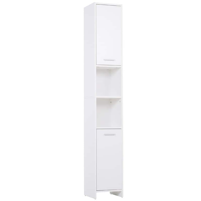 HOMCOM Particle Board Storage Cabinet 300 x 300 x 1,900 mm White