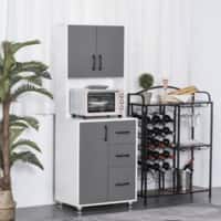 HOMCOM Storage Cabinet 835-341 1500 x 400 x 600 mm Grey