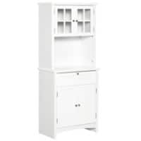 HOMCOM Storage Cabinet 835-343 1640 x 686 x 400 mm White