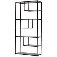 HOMCOM Shelf 836-136 Brown 298 x 820 x 1,750 mm