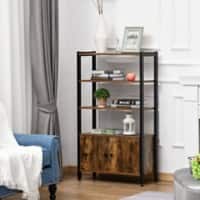 HOMCOM Particle Board Shelf 5 Shelves 300 x 660 x 255 mm