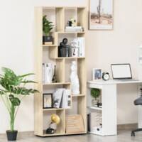 HOMCOM Particle Board Shelf 8 Shelves 240 x 700 x 1,780 mm