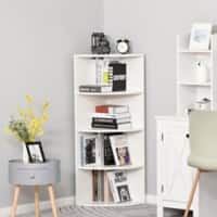 HOMCOM Particle Board Shelf 5 Shelves 395 x 395 x 120 mm