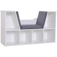 HOMCOM Particle Board Shelf 6 Shelves 102 x 300 x 610 mm