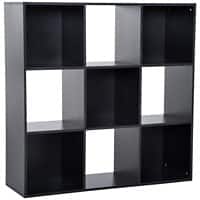 HOMCOM Particle Board Shelf 9 Shelves 295 x 915 x 915 mm