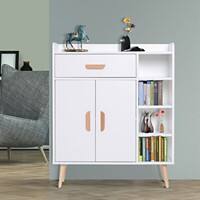 HOMCOM Cabinet 837-018WT White 295 x 800 x 960 mm