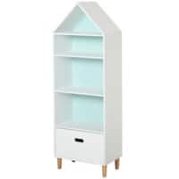 HOMCOM MDF (Medium-Density Fibreboard) Kids Cabinet 5 Shelves 300 x 500 x 1,420 mm