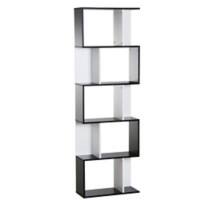 HOMCOM Shelf 833-450BK Black 240 x 600 x 1,845 mm