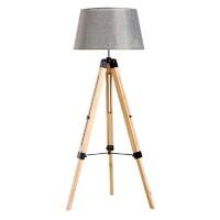 HOMCOM Floor Lamp Grey 650 x 650 x 1,430 mm