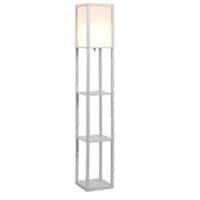 HOMCOM Freestanding Floor Lamp White 260 x 260 x 1,600 mm