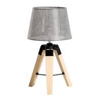 HOMCOM Table Lamp 450 x 240 x 240 mm Grey