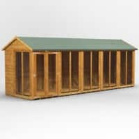 Power Garden Shed 206PASH Golden Brown 20x6