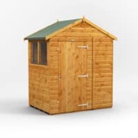 Power Garden Shed 46PA Golden Brown 4x6