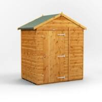 Power Garden Shed 46PAW Golden Brown 4x6