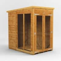 Power Garden Shed 46PPSH Golden Brown 4x6