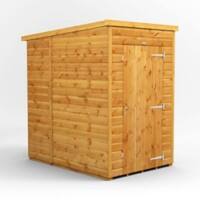 Power Garden Shed 46PPW Golden Brown 4x6
