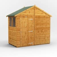 Power Garden Shed 48PA Golden Brown 4x8