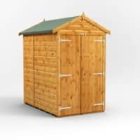 Power Garden Shed 64PAWDD Golden Brown