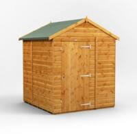 Power Garden Shed 66PAW Golden Brown 6x6