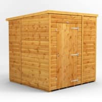 Power Garden Shed 66PPW Golden Brown 6x6