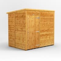 Power Garden Shed 75PPW Golden Brown 7x5