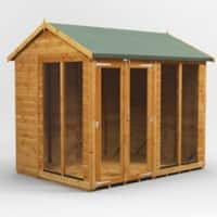 Power Garden Shed 86PASH Golden Brown 8x6