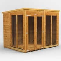 Power Garden Shed 86PPSH Golden Brown 8x6