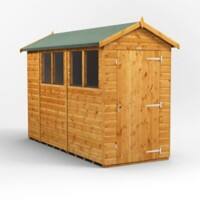 Power Garden Shed 104PA Golden Brown 10x4