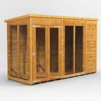 Power Garden Shed 104PPSH Golden Brown 10x4