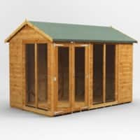 Power Garden Shed 106PASH Golden Brown 10x6