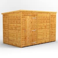 Power Garden Shed 106PPW Golden Brown 10x6