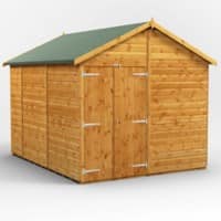 Power Garden Shed 108PAWDD Golden Brown 10x8