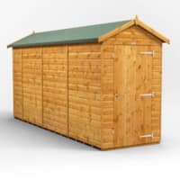 Power Garden Shed 144PAW Golden Brown 14x4