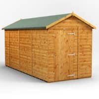 Power Garden Shed 146PAW Golden Brown 14x6