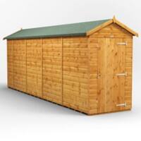 Power Garden Shed 184PAW Golden Brown 18x4