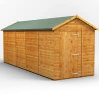 Power Garden Shed 186PAW Golden Brown 18x6