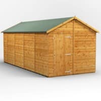 Power Garden Shed 188PAW Golden Brown 18x8