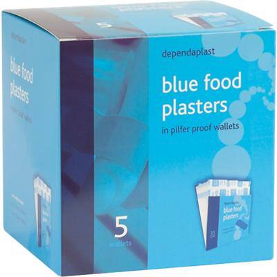 Dependaplast Food Plasters Pilfer Proof Pack of 5