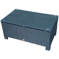 Outsunny Rattan Coffee Table 01-0722 Black