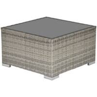 Outsunny Rattan Coffee Table 867-069GY Grey