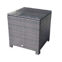 Outsunny Rattan Side Table 01-0723 Brown