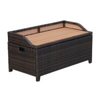 OutSunny Shoe Rack Bench  Brown