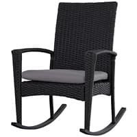 OutSunny Outdoor Rattan Chair  Grey